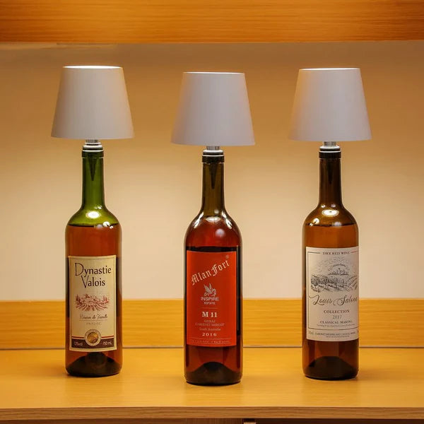 Luxe Glow™ | Premium Wireless Bottle Lamp