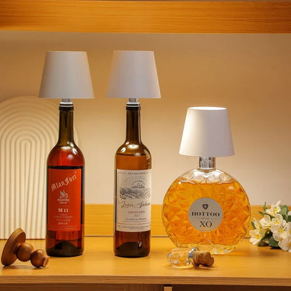 Luxe Glow™ | Premium Wireless Bottle Lamp